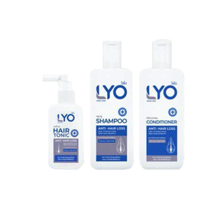 LYO ไลโอ #ส่งฟรี #ส่งจากบริษัท | หนุ่มกรรชัย แฮร์โทนิค แชมพู ลดผมร่วง แก้ผมบาง ชะลอผมหงอก ผมมัน รังแค hair tonic shampoo