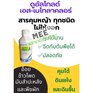 ดูอัลโกลด์ เอส เมโทลาคลอร์ สารคุมหญ้าใบแคบ ใบกว้าง คุมหญ้าทุกชนิด ฉีดทับหลังปลูก อ้อย ข้าวโพด มันสำปะหลัง คะน้าได้ทันที