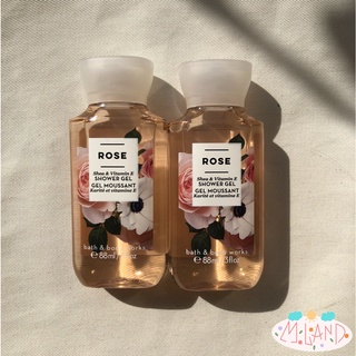 [ฉลากไทย] Bath &amp; Body Works Shower Gel กลิ่น Rose 88ml/3fl oz