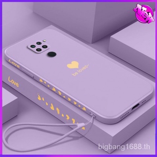 เคสโทรศัพท์มือถือซิลิโคนลายหัวใจน่ารักสําหรับ Xiaomi Redmi Note 9 10X 4G Zl5M