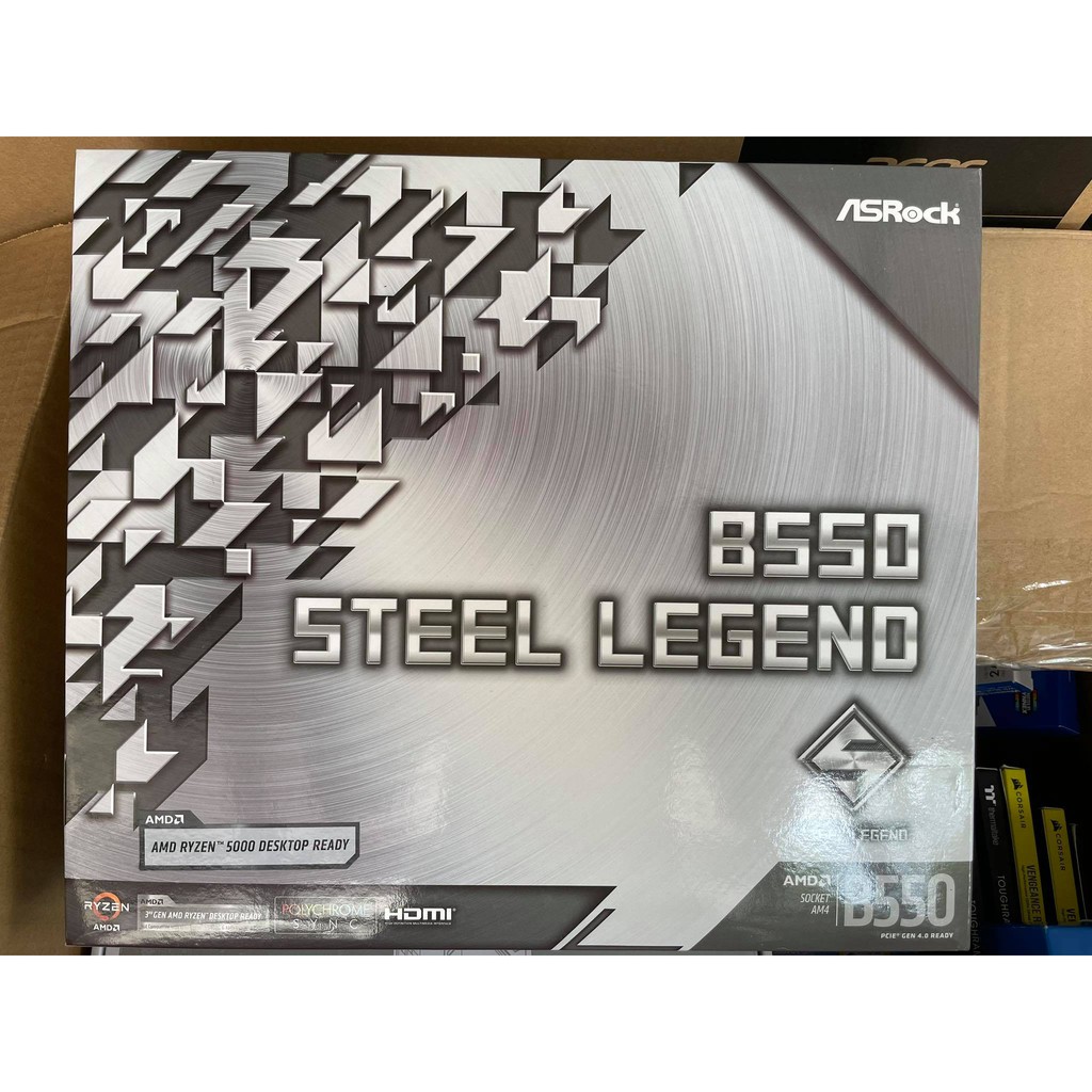 MAINBOARD ASROCK B550 STEEL LEGEND (สินค้ามือ1)