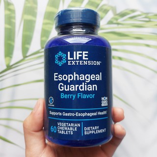 ลดกรดในกระเพาะอาหาร Esophageal Guardian Berry 60 Vegetarian Chewable Tablets (Life Extension®)