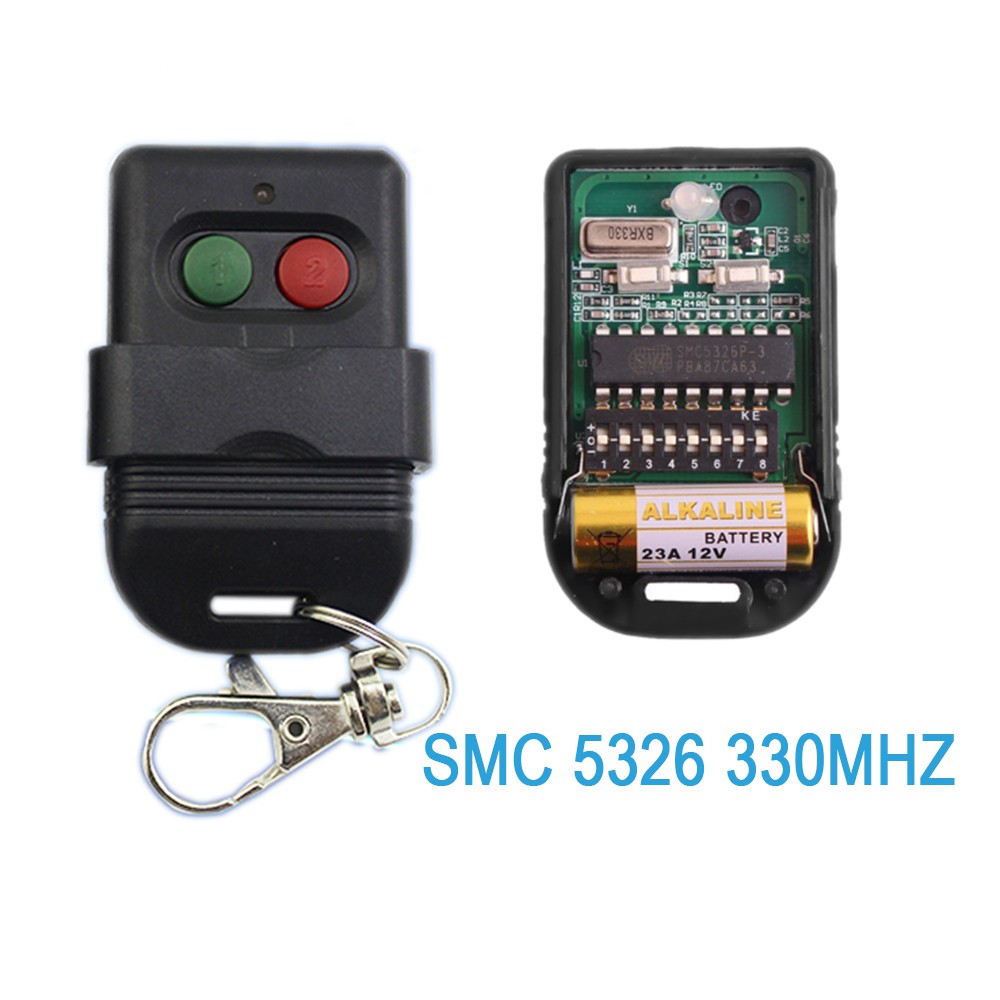 433MHz Auto Gate Remote Control  รีโมทกุญแจรถยนต์ ประตูบ้าน SMC5326 330MHZ / 433MHz（Free Battery）