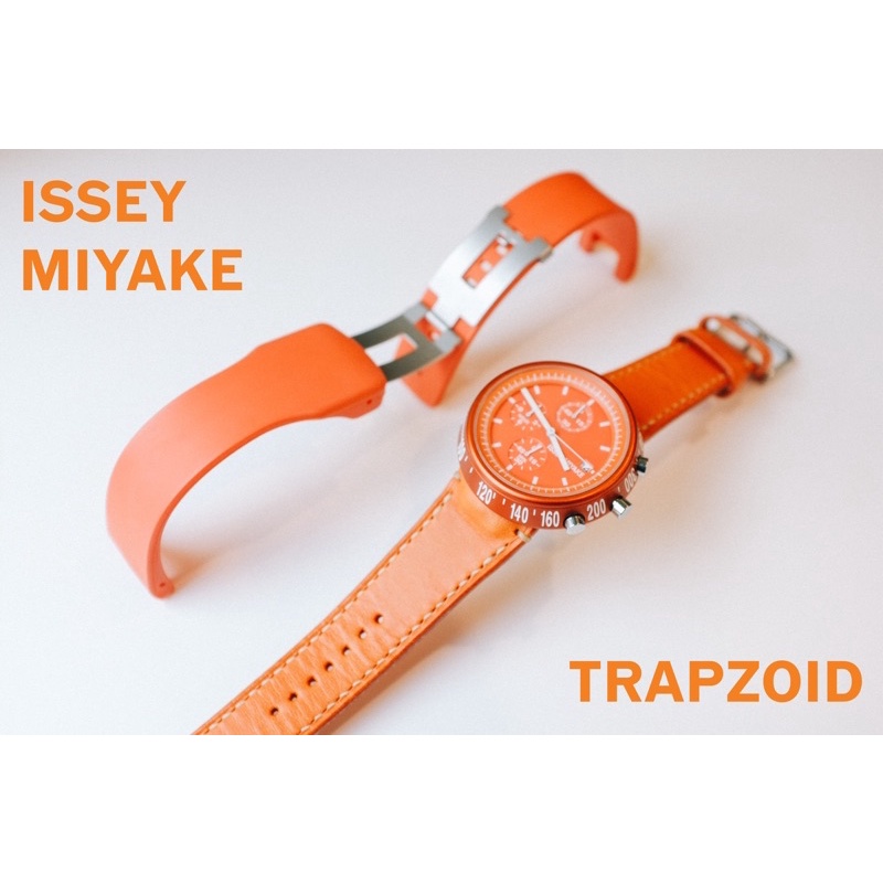 สายนาฬิกา ISSEY MIYAKE  TRAPZOID หนังแท้ Italy 🇮🇹 สั่งได้ทุกสีตามตัวเรือน