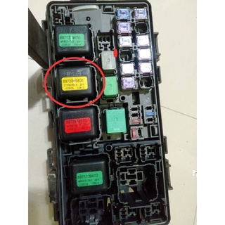 รีเลย์สตาร์ทรีเลย์หัวเผา24v. Isuzu NQR,DEGA,NPR,ElFสติ๊กเกอร์เหลือง, เขียว แท้แกะจากกล่อง