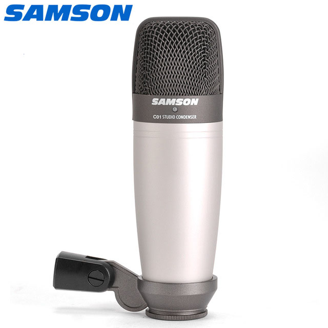SAMSON C01 Condenser Microphone for recording vocals, acoustic instruments and drum without case pac