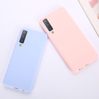 For Samsung Galaxy A7 2018 Case SM-A750F A750F A750 Candy Color TPU Soft Cover