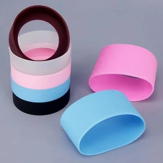 5.5cm-8.5cm ฝาครอบแก้วน้ํา พลาสติก ฉนวนกันความร้อน กันลื่น ขนาด