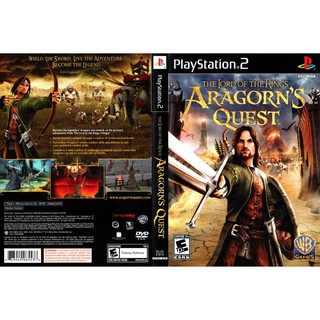 THE LORD OF THE RINGS ARAGORNS QUEST [PS2 US : DVD5 1 Disc]