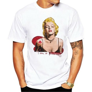 เสื้อยืดลำลองเสื้อยืด พิมพ์ลาย MARILYN MONROE I AM A FANTASYS to4XL