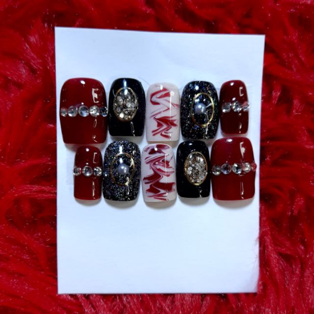 [ถูกสุดในShoppee] เล็บปลอมสีเจลแท้ 100% ตัดตะไบพร้อมใช้งาน