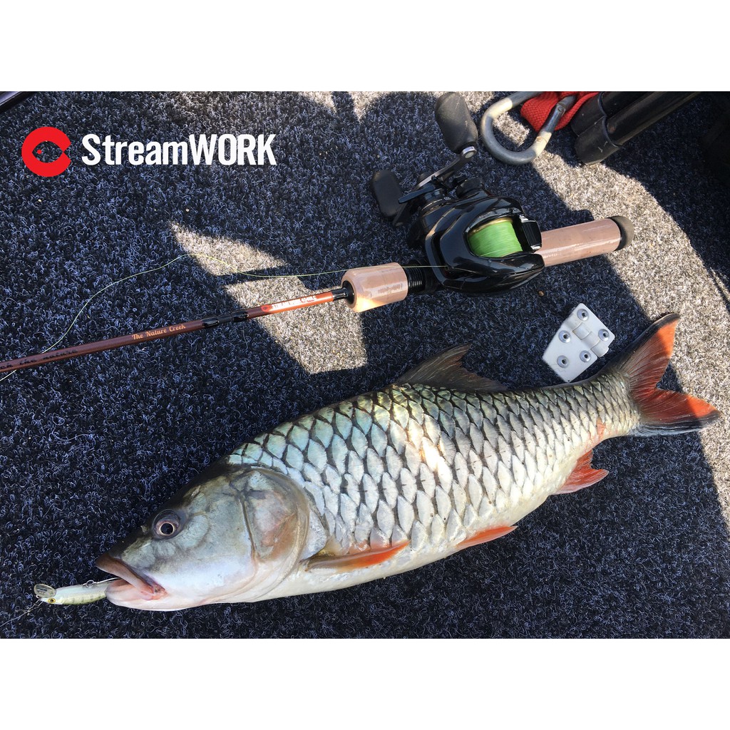คันเบ็ด 4 ท่อน สตรีมเวิร์ค StreamWORK The Nature Creek 454 UL 2-6lb ...