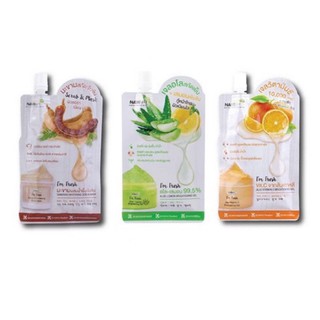 Nami I’m Fresh Jeju Vitamin C Tamarind Whitening Scrub Aloe-Lemon 30g. นามิ3 สูตร นามิ ส้ม มะขาม อโล ม่อน