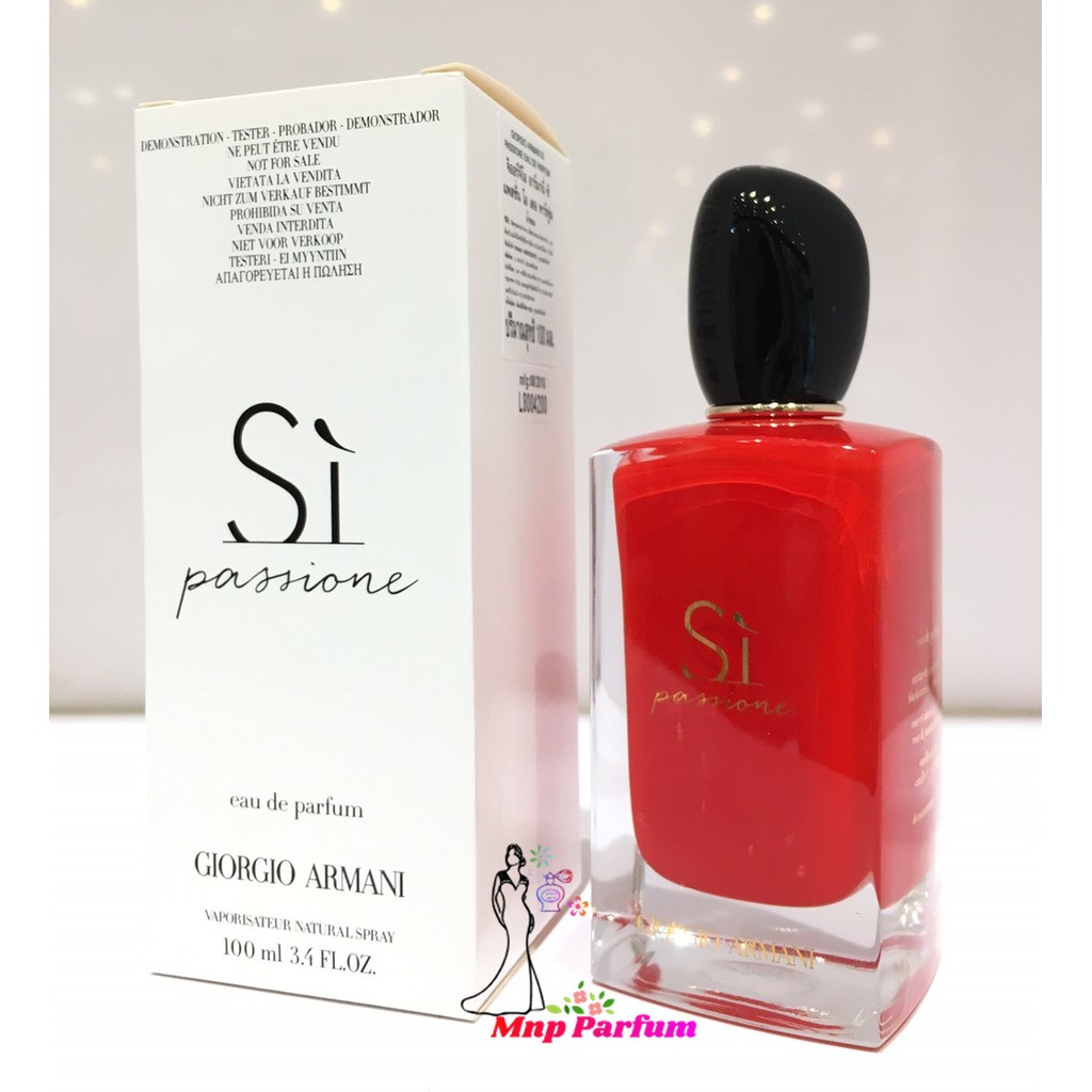 armani si passione 100ml tester