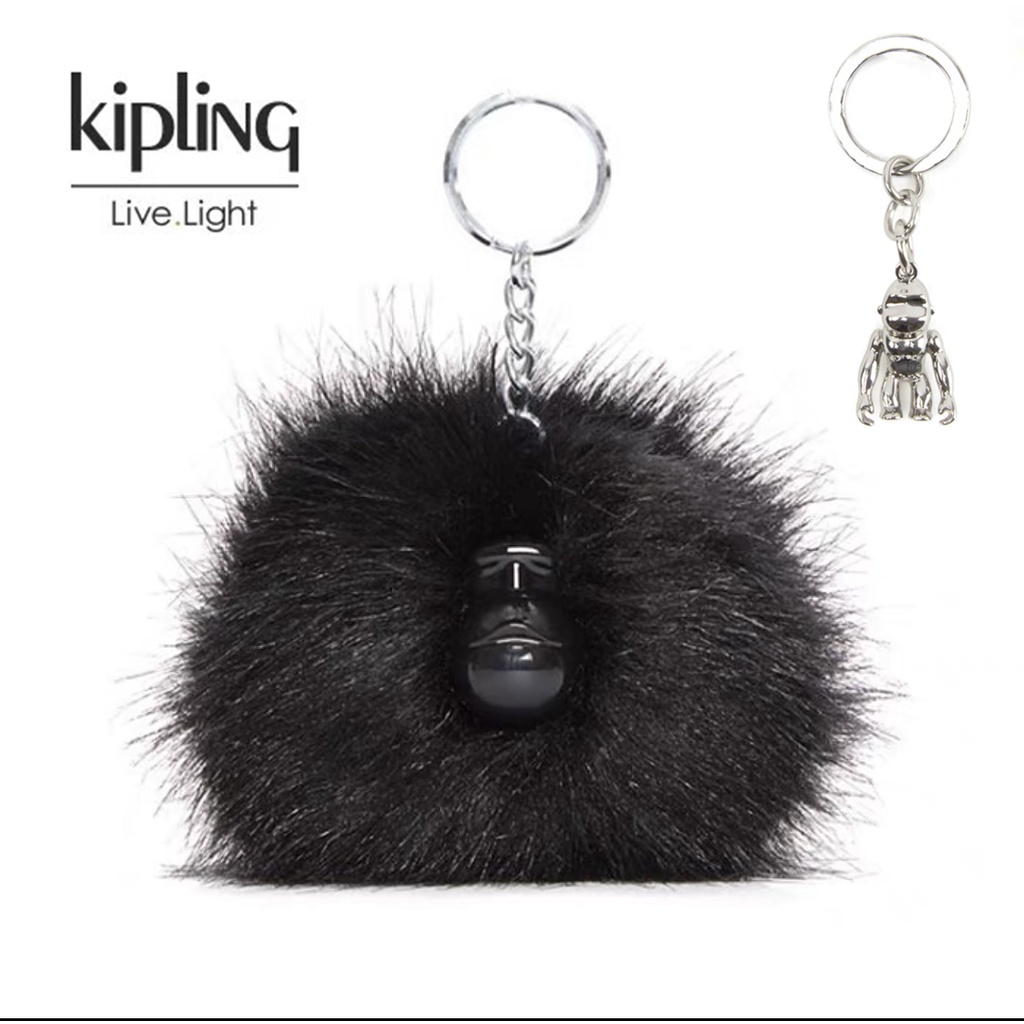 8 สี 【PROMO 2022 สไตล์ใหม่】 KIPLING พวงกุญแจโลหะ จี้ลิง ขนาดกลาง