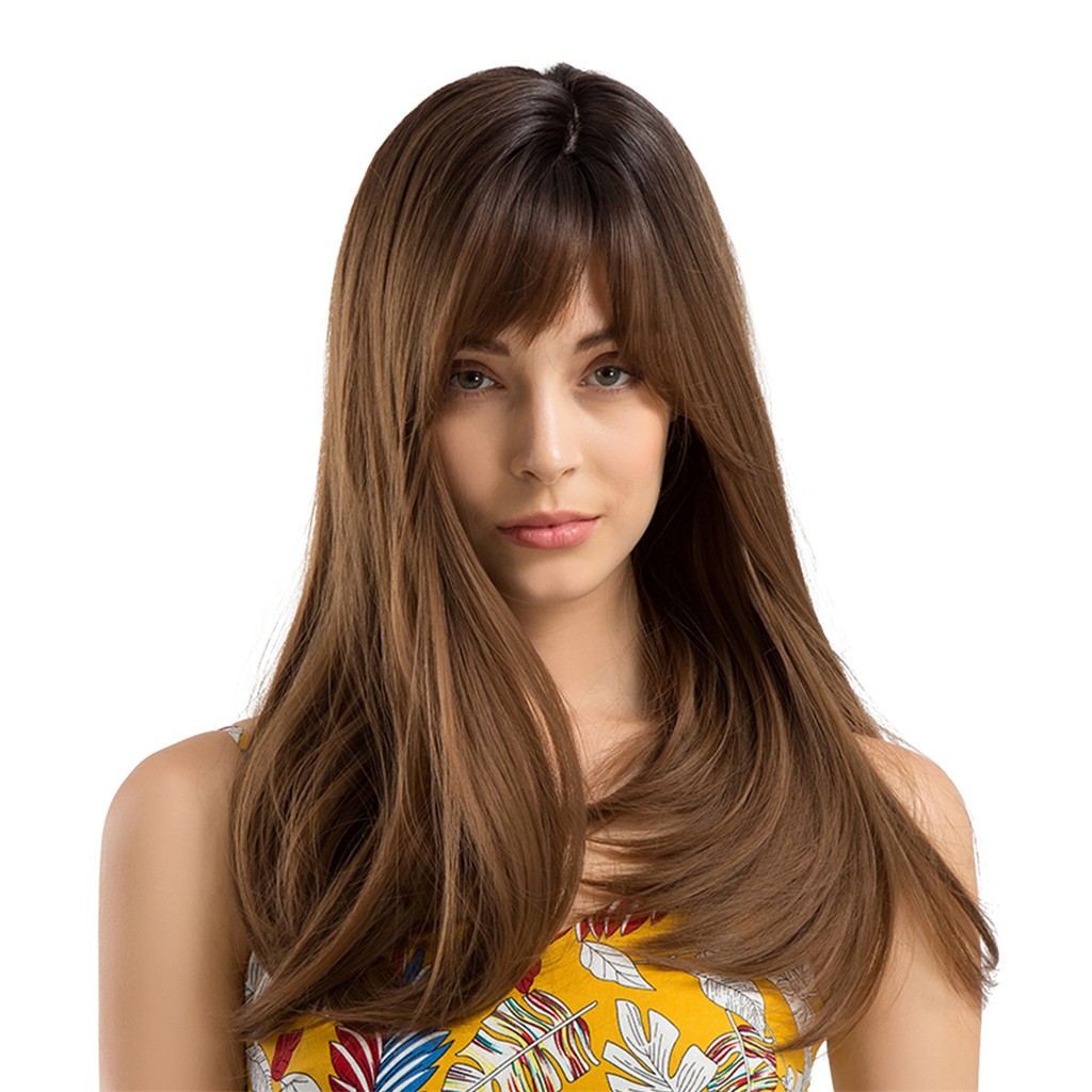 Long Straight Hair Hairstyle Synthetic Hair Wigs For Beautiful And