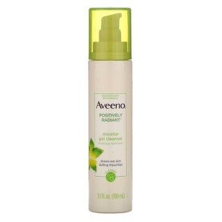 Aveeno Positively Radiant Micellar Gel Cleanser   เมคอัพรีมูฟเวอร์ ดึงสิ่งสกปรกออกจากผิว ทำความสะอาด