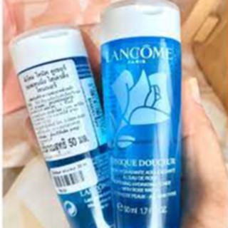 ของแท้ พร้อมส่ง  LANCOME TONIQUE DOUCEUR LOTION HYDRATANTE WITH ROSE WATER 50ML โทนเนอร์เติมความชุ่มชื่น