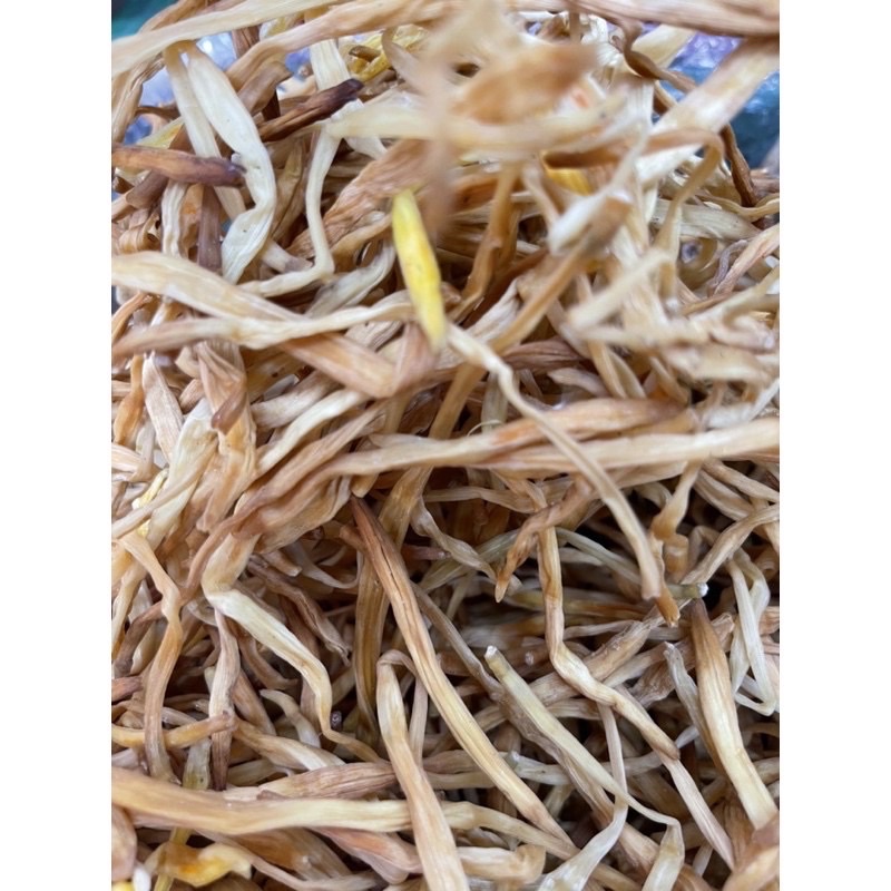 ดอกไม้จีน หรือจำฉ่าย(黄花菜)ขนาด200gสมุนไพรจีนที่สามาราถนำมาประกอบอาหารได้หลากหลายเมนู ที่สำคัญกว่านั้นคือมีประโยชน์ที่ดีต - รูปที่ 2