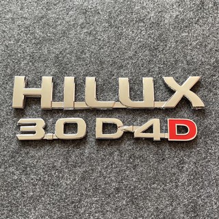 โลโก้ HILUX 3.0 D4D (จำนวน 3 ชิ้น)