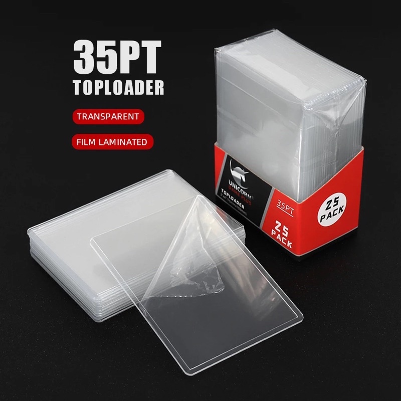 🇹🇭Toploader เฟรมการ์ด เคสการ์ด เคสแข็งสำหรับใส่การ์ด ไม่มี/มีฟิล์มกันรอย (แพ็ค)