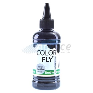 หมึกเทียบเท่าเกรดพรีเมียมสำหรับเครื่องปริ้น BROTHER  100 ml. BK C M Y - Color Fly For : BROTHER All Model