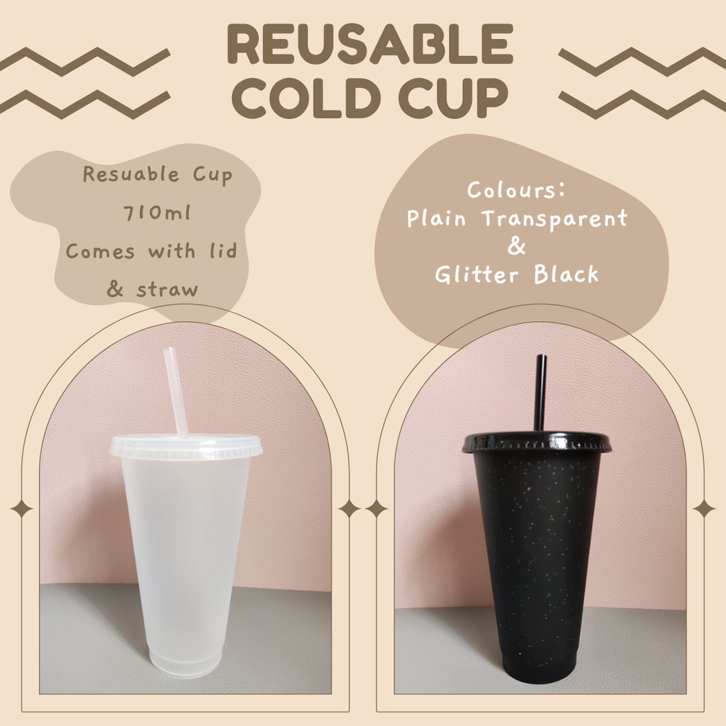 Resuable Cold Cup Resuable Plastic Cups with Straw Tumbler Cups Trending Cricut Blanks