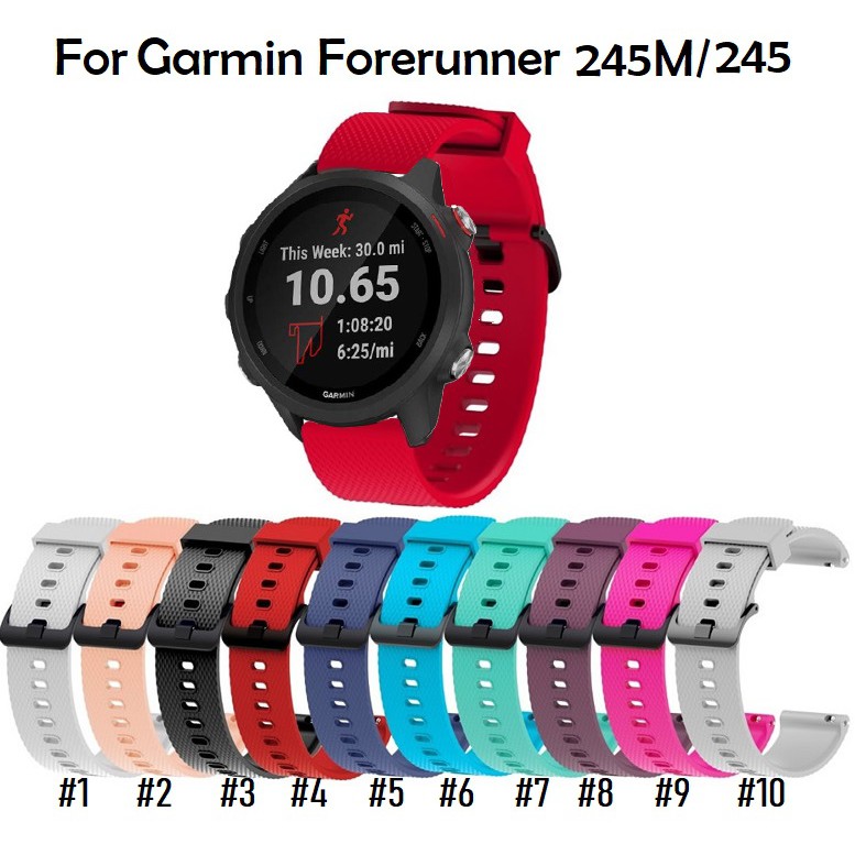 [ส่งทุกวัน] สายนาฬิกาข้อมือ Garmin Forerunner 245 / 245M / 645 Music / FR245 / FR245M / Samsung Gala