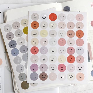 สติ๊กเกอร์หน้ายิ้ม Sticker ตกแต่ง DIY ดีไอวายน่ารักๆ emotional