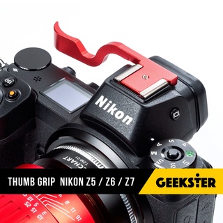 Thumb Grip Nikon Z6 / Z7 / Z5 / Z50 สีดำ สีแดง ( Thumb Up grip Nikon z 5 6 7 / Z6II / Z7II )