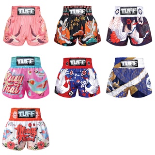 กางเกงซ้อมมวยกางเกงมวย กางเกงมวยไทย กางเกงกีฬา TUFF Muay Thai Boxing ลายนก