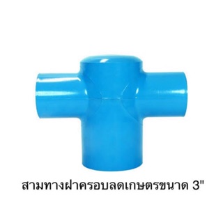 สามทางฝาครอบลดเกษตร PVC (มอก.)ขนาด 3" x 1/2"(4หุน) / 3"x 3/4"(6หุน) / 3" x 1"/ 3" x 1 1/2" / 3" x 2"