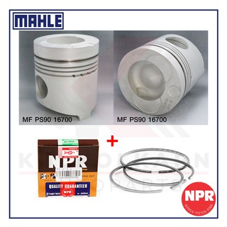 MAHLE ลูกสูบ+แหวน NPR สำหรับ MITSUBISHI TRUCK, BUS รุ่นเครื่อง 8DC9-T