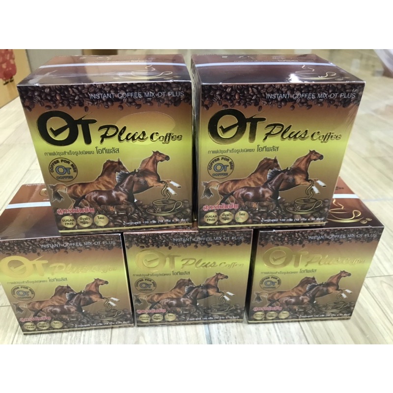 กาแฟOT PLUS COFFEE โอทีพลัส คอฟฟี่(ซื้อ3แถมฟรีสบู่)