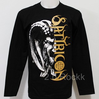 เสื้อยืดแขนยาว Satyricon ร็อค เมทัล L210 ไซส์ยุโรป