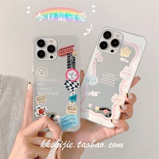 แฟชั่น ฉลาก เคส samsung Galaxy s23 s9 plus s10 lite s20 ultra s21 s22 fe note 8 9 10 20 ultra A52 A53 A52s A03 4G 5G case หญิง กระจกแต่งหน้า เคสโทรศัพท์