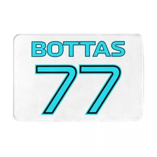 พร้อมส่ง พรมเช็ดเท้า ผ้าสักหลาด กันลื่น ลายโลโก้ Valtteri Bottas (3) 16x24 นิ้ว สําหรับห้องน้ํา