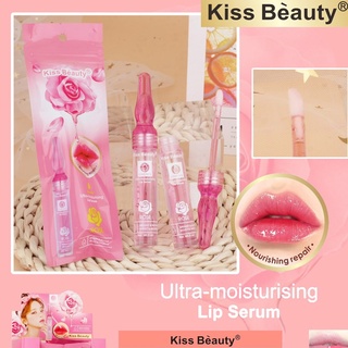 70100-03RO ลิปเซรั่มดอกกุหลาบ Kiss Beauty ลิปบำรุงริมฝีปาก ลิปมัน ลิปเซรั่ม ลิปบามล์ ลิปเซรั่มกลิ่นดอกกุหลาบ