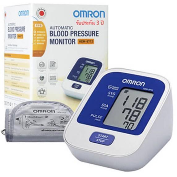 เครื่องวัดความดัน Omron รุ่น HEM-7130 / 7121 / 8712 / Sekure BP-1211 / FIGSUR รุ่น B22