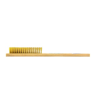 แปรงทองเหลือง ซิโน 6 แถว เครื่องมืองานปูน BRASS WIRE BRUSH SHINO 6-ROW