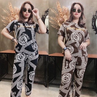 ชุดเซ็ต 2 ชิ้น ขายาว ลายพิมพ์สาวอวบ XL สกรีน ผ้าเด้งนิ่ม ไม่ต้องรีด ใส่สบาย ITYนะ