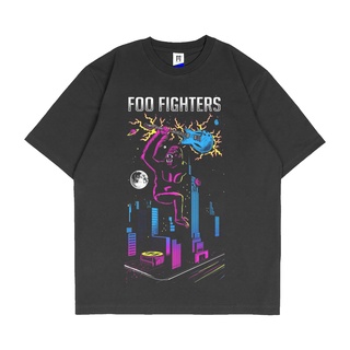 oversize T-shirt เสื้อยืด พิมพ์ลาย Foo Fighters old band สไตล์วินเทจ สําหรับผู้ชาย S-5XL