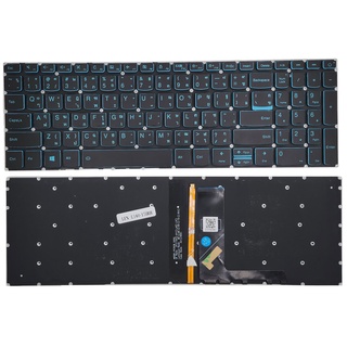 คีย์บอร์ด Keyboard LENOVO Ideapad L340 L340-15 L340-17 L340-15IRH Blue backlit