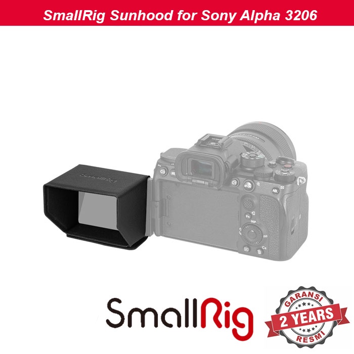 SmallRig Sunhood สําหรับ Sony Alpha 7S III/Alpha 7C/ZV-1/FX3 กล้อง 3206