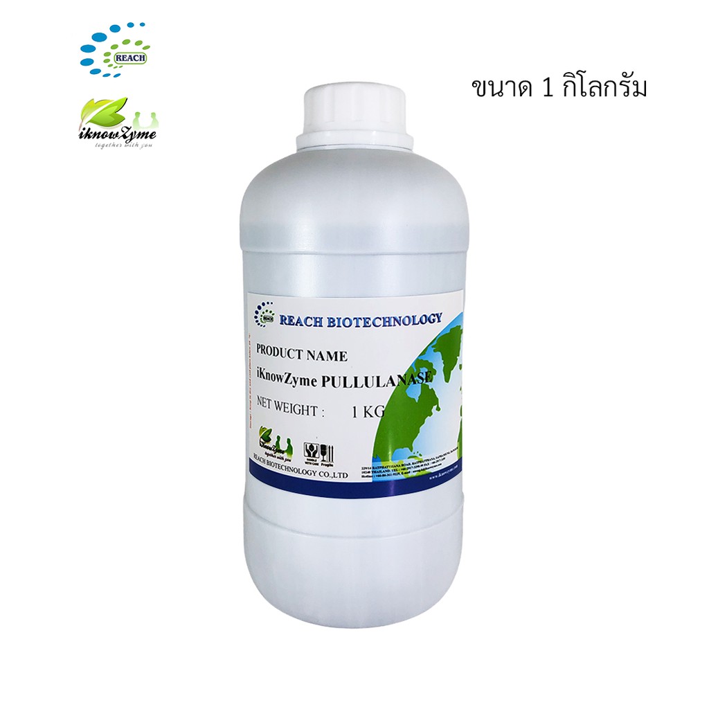 iKnowZyme Pullulanase  เอนไซม์พูลลูลาเนส ขนาด 1 กิโลกรัม