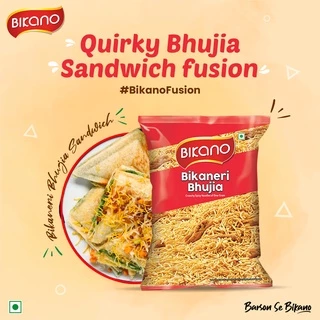 ฺBIKANO BIKANERI BHUJIA (BESAN BHUJIA) 400G ขนมอินเดียทำจากแป้งถั่ว 400 กรัม