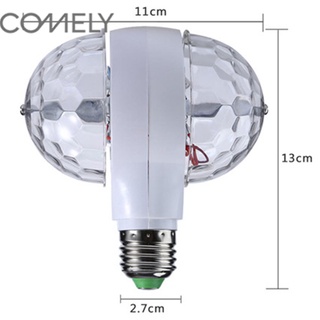 COMELY 2หัว หลอดไฟดิสโก้ ไฟปาร์ตี้ ไฟพาร์ ไฟดิสโก้ ไฟดีสโก้ Disco light ไฟเวที ดิสโก้ผับ งานปาร์ตี้ ไฟLED E27 3W สีสันสวยงาม