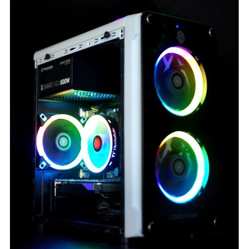 Com Set - Full RGB case fan X3 RGB CPU Cooler RGB PSU - I5 Gen3 8GB ram GTX1060-6GB SSD480GB Thermal