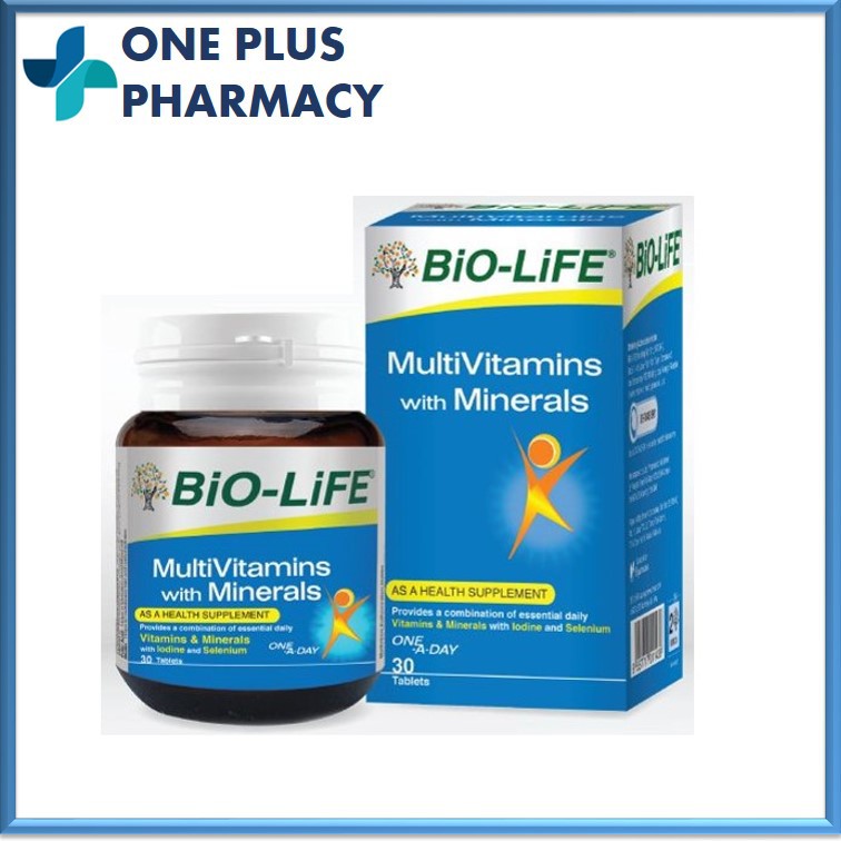 Bio-Life Multivitamins with Minerals 30s [EXP 05/2027]