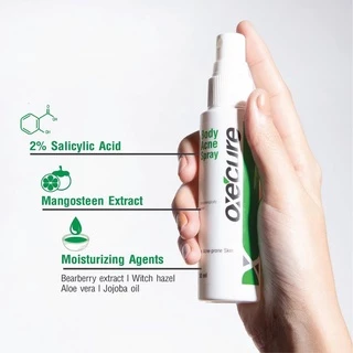 ล็อตใหม่!!(EXP.11/2028) (มีตัวเลือก 1 ขวด) Oxe'cure Body Acne Spray 50 ml ลดปัญหาสิวที่แผ่นหลัง ลำตัว (มีตัวเลือก 1 ขวด)